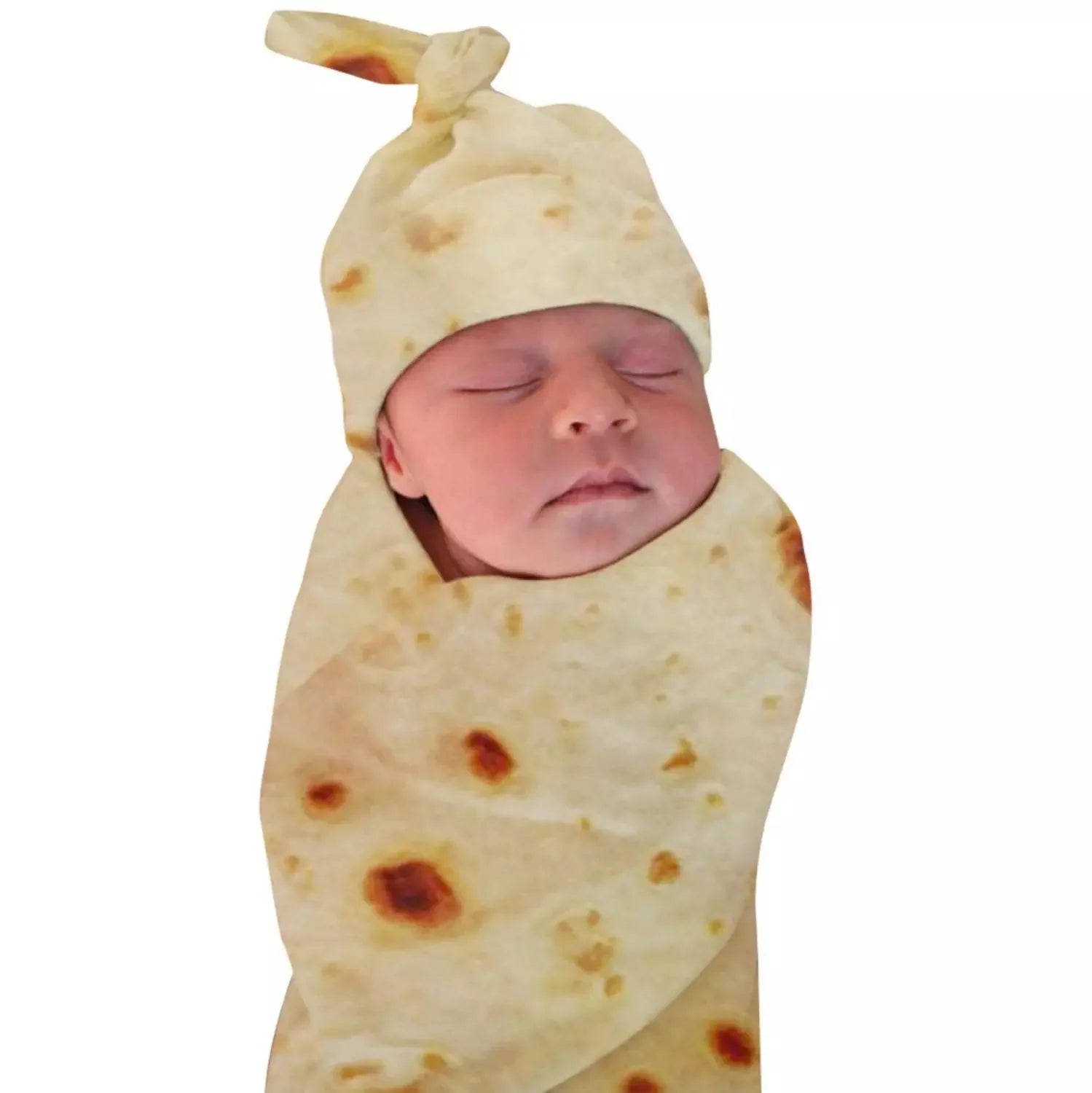 Baby Blanket+ Hat Burrito Baby Swaddle