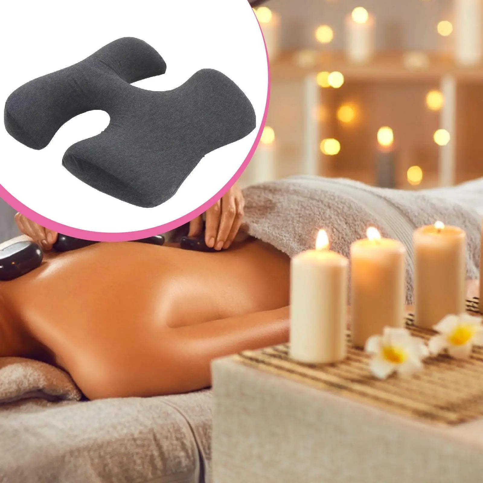 Breast Massage Pillow Ergonomic Multifunction Lightweight Breast Support Pillow