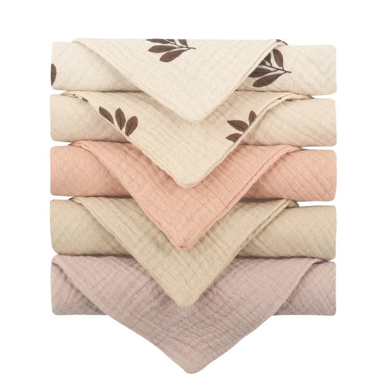 5PCS Soft Absorbent Baby Towels