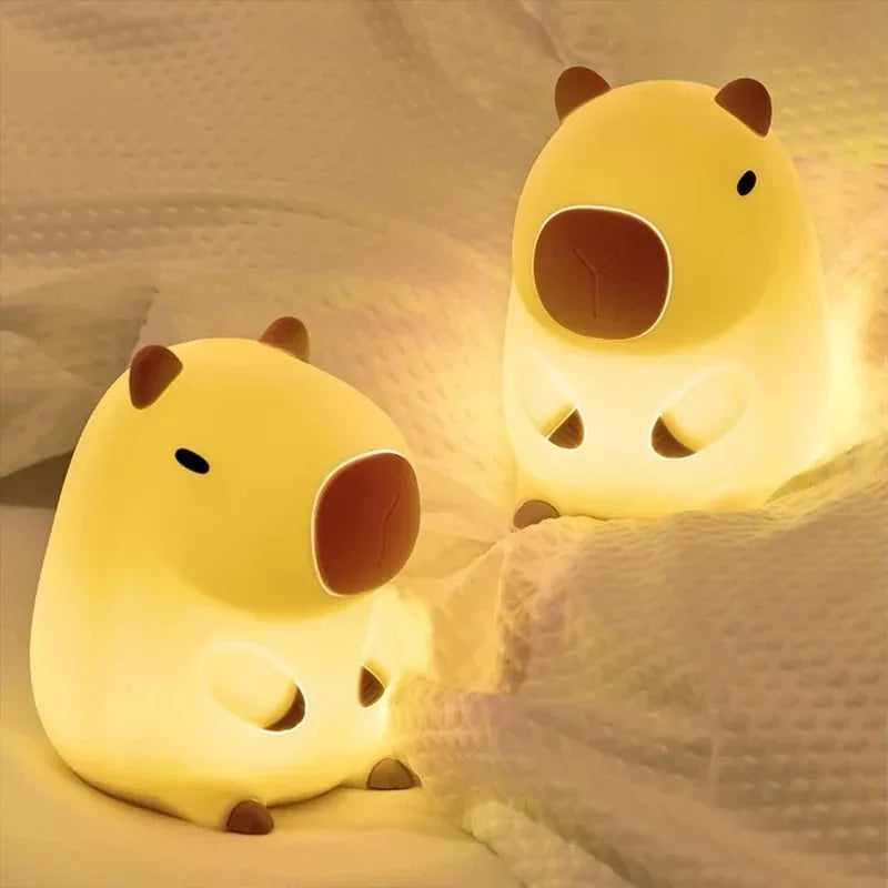 Cute Pet Capybara Night Light