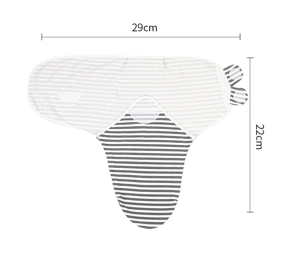 0-3M Newborn Baby Swaddle Wrap 100% Cotton