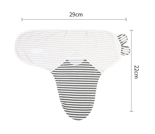 0-3M Newborn Baby Swaddle Wrap 100% Cotton
