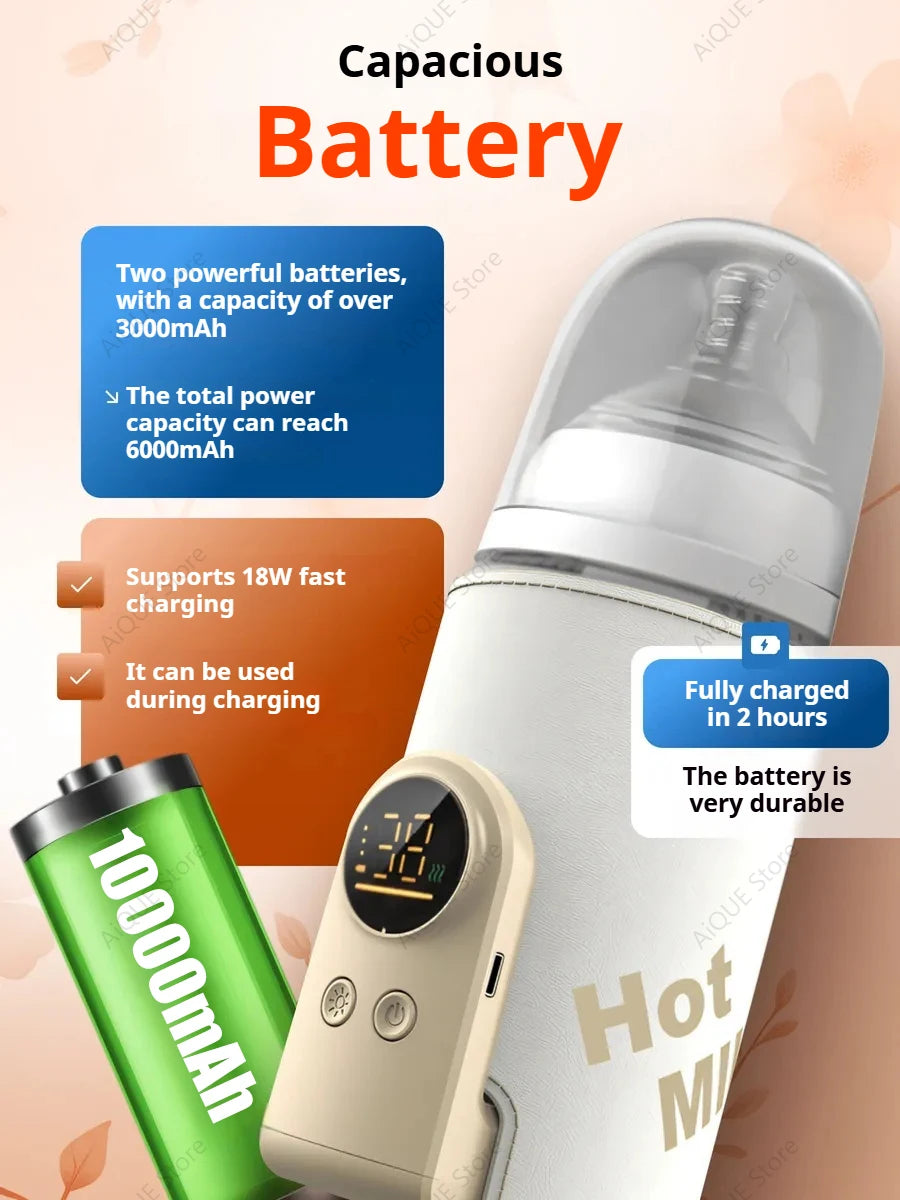 10000mAh USB Portable Milk Warmer