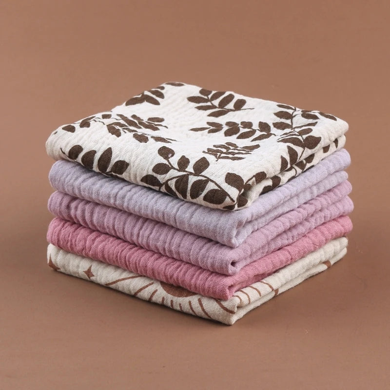 5PCS Soft Absorbent Baby Towels