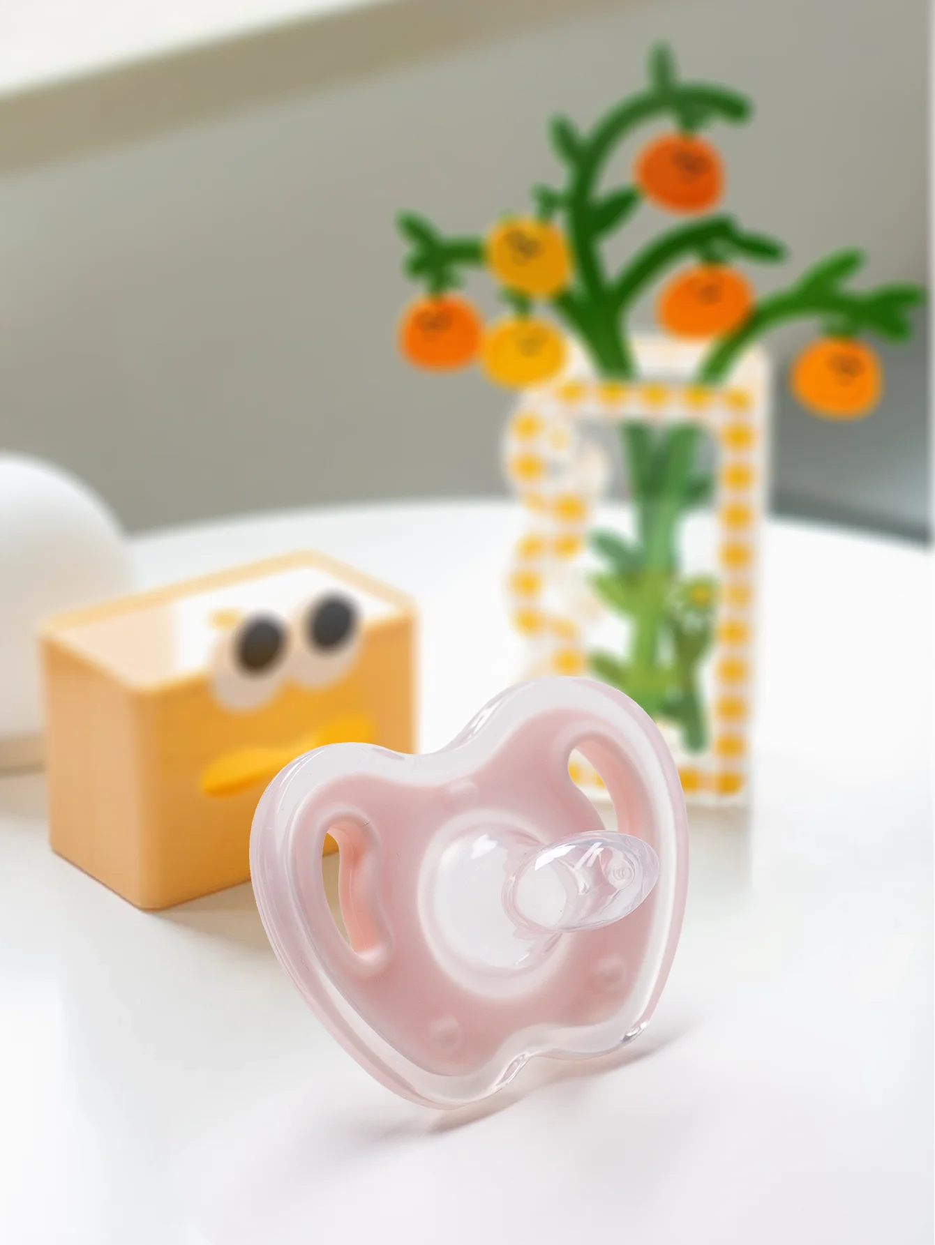 3Pcs Baby Apple Pacifier Set Silicone Soother