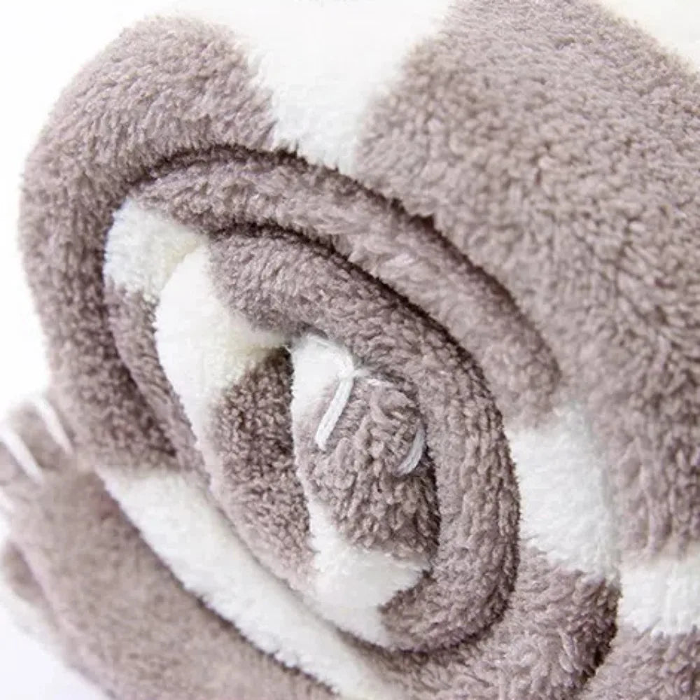 2pcs/set Stuffed Animal Plush Baby Blanket