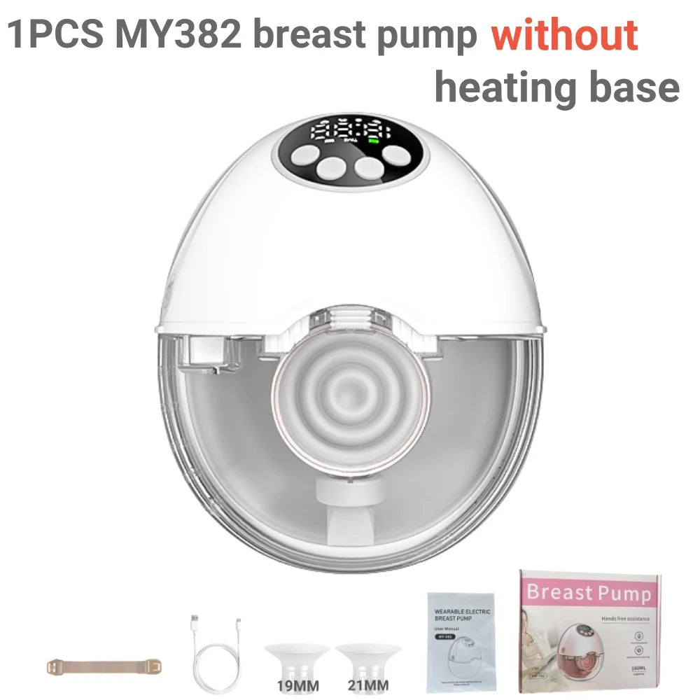 Hands-Free Wearable Breast Pump – Heating & UV Sterilizer