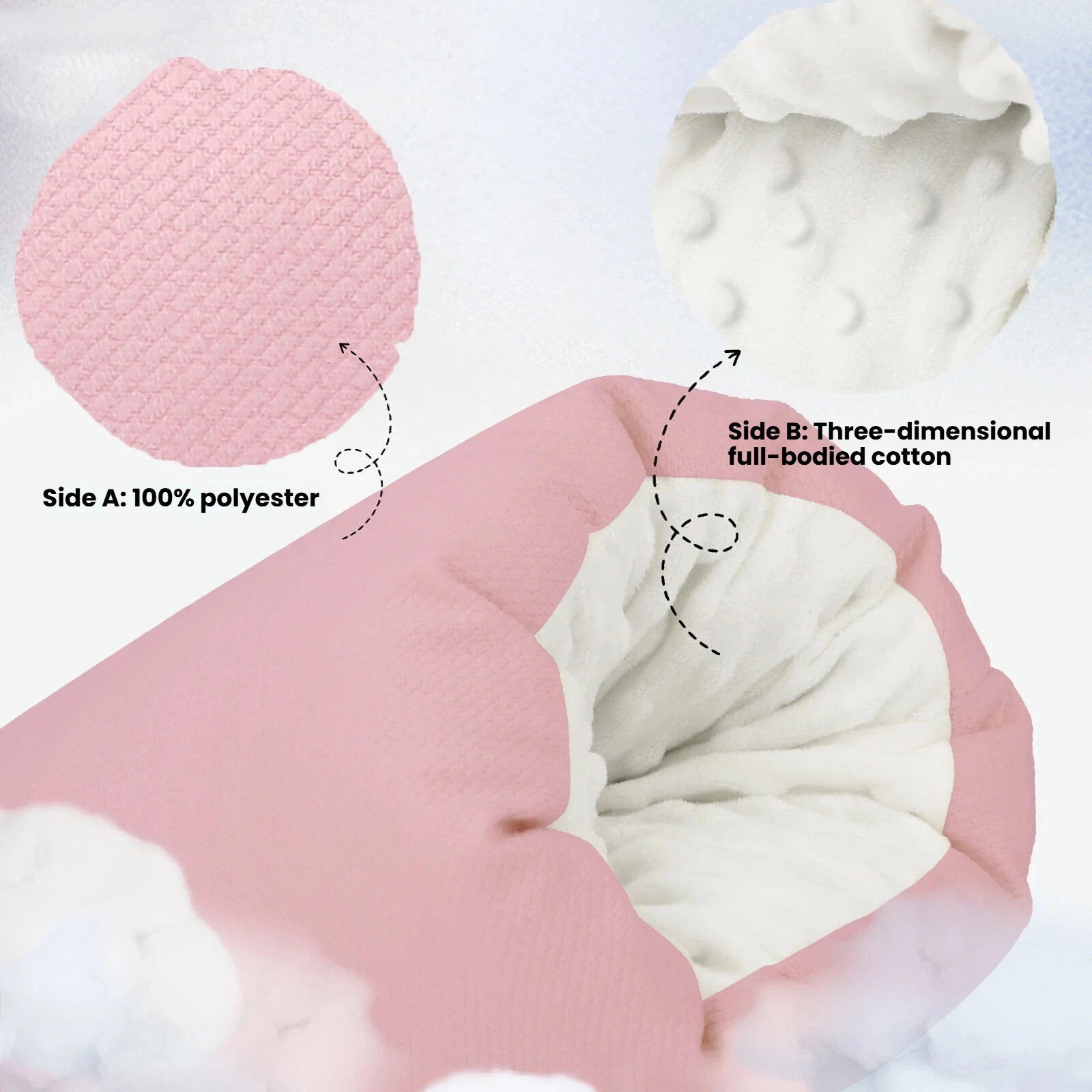 Soft And Plush Baby Nursing Pillow With Warm Arms