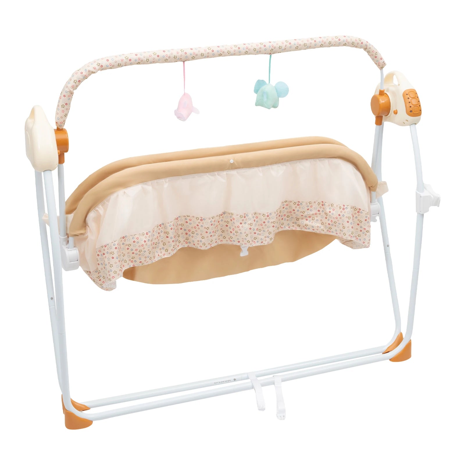 Electric Baby Crib Cradle, 0-18  Bed Auto Swing with Remote Control/Music