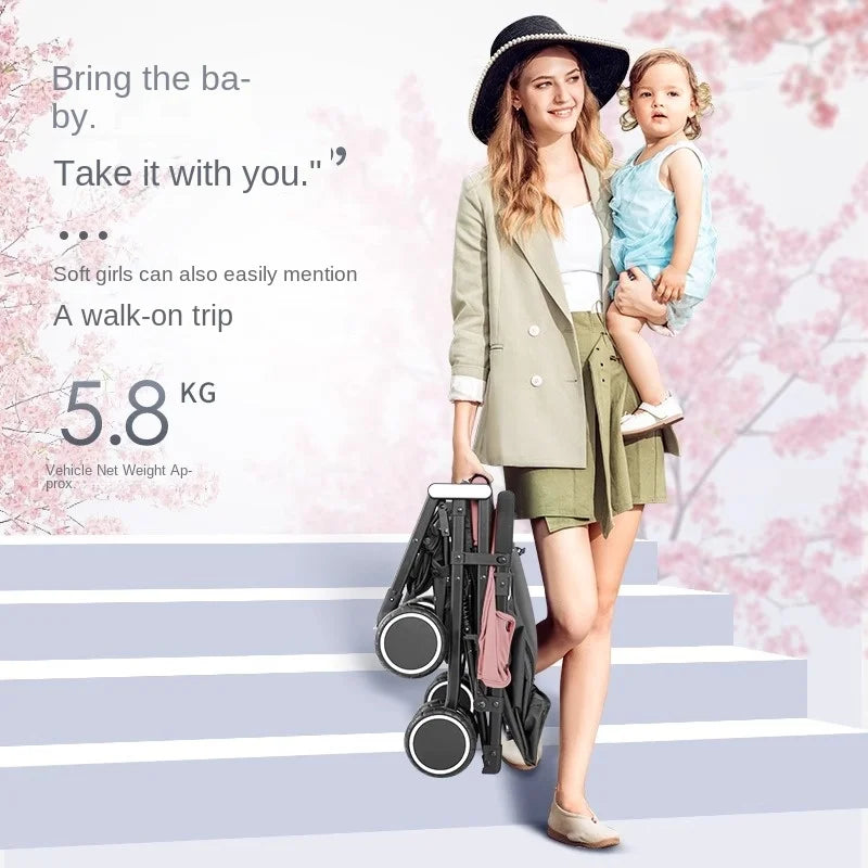 Ultra Lightweight & Foldable Baby Stroller