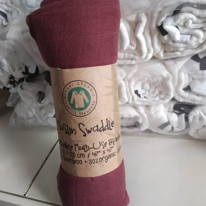 Baby Swaddle Bamboo Cotton Blanket