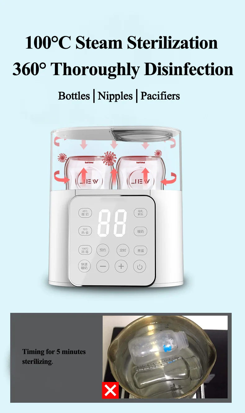 Multi Function Fast Baby Bottle Warmer