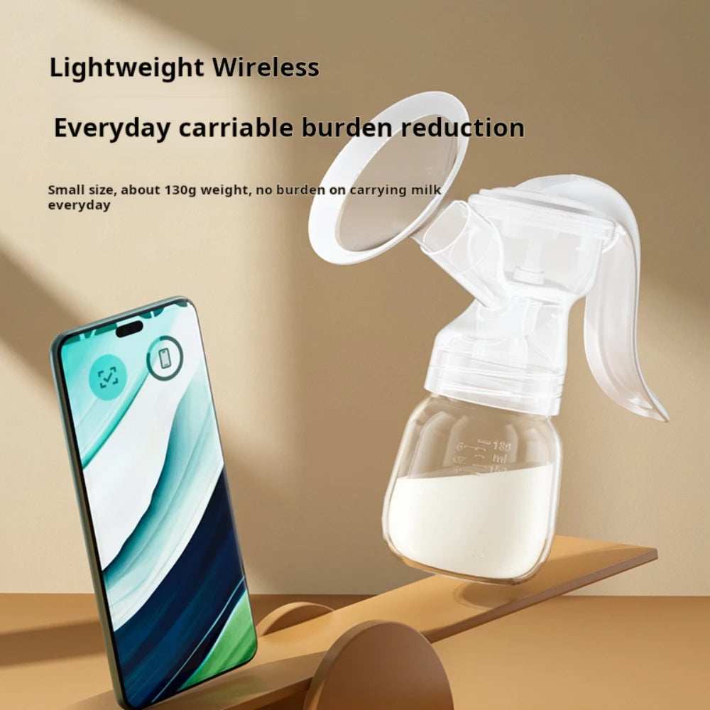 BPA-Free Manual Breast Pump Set with Piston Pump System