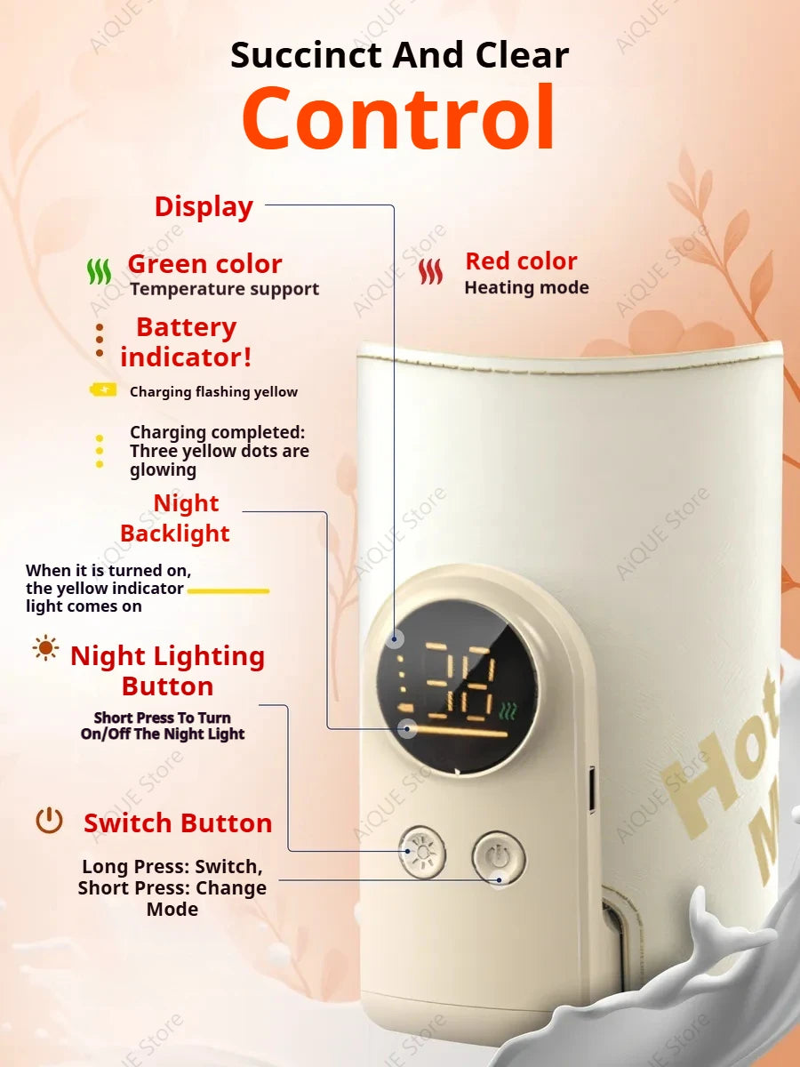 10000mAh USB Portable Milk Warmer