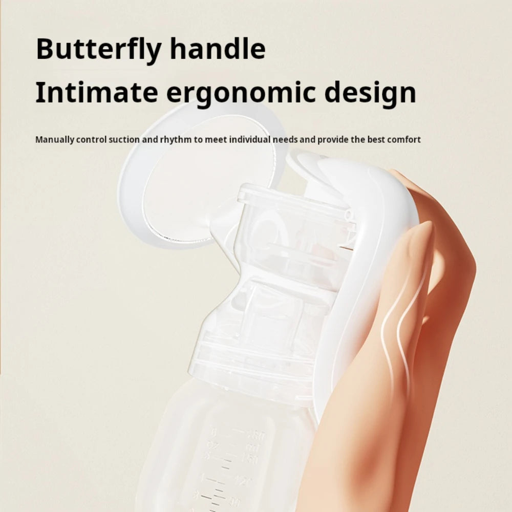 BPA-Free Manual Breast Pump Set with Piston Pump System