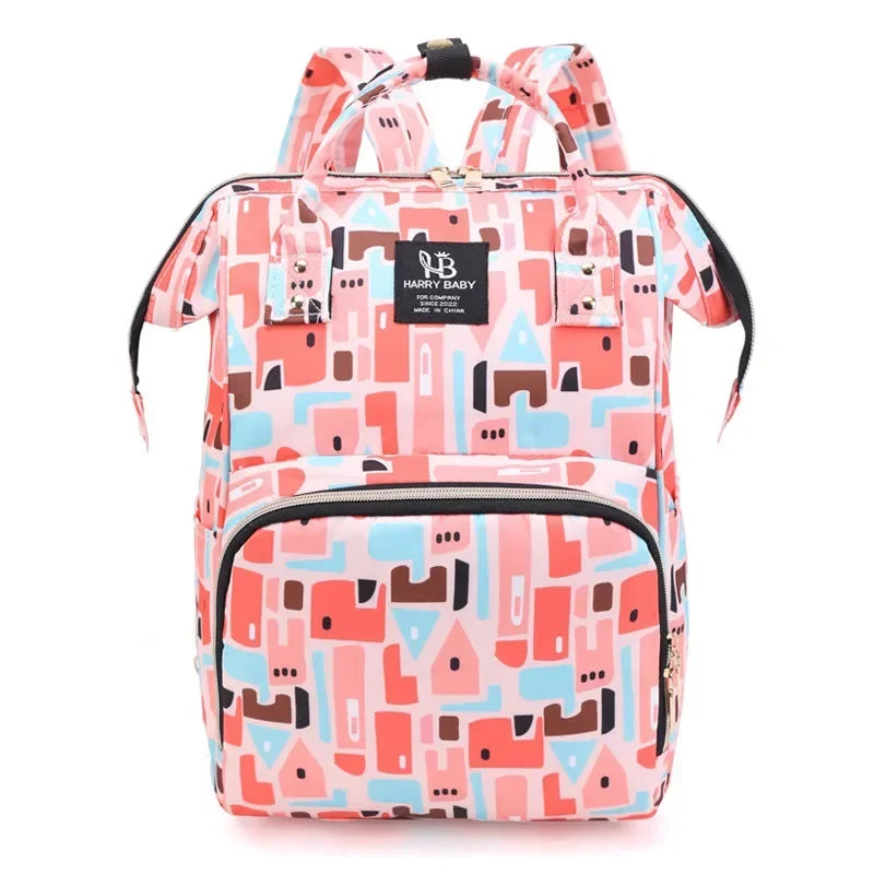 Fashion Print Nappy Backpack Bag