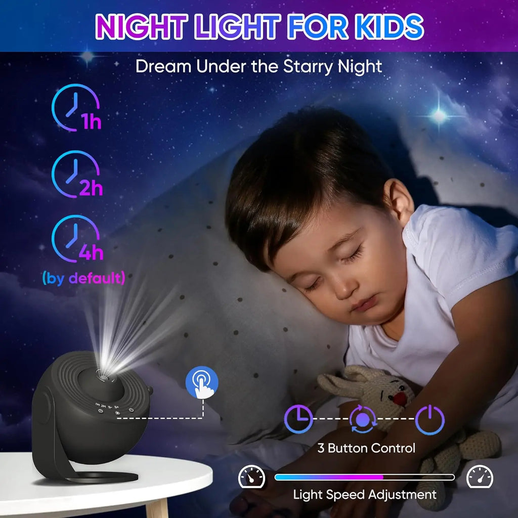 13 In 1 Galaxy Ultra Star Projector HD Image Area LED Night Light