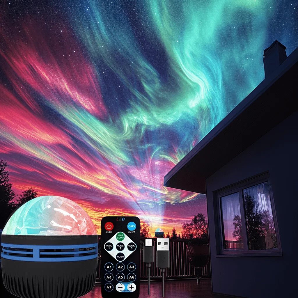 LED Night Light 7 Colors Starry Sky Projector