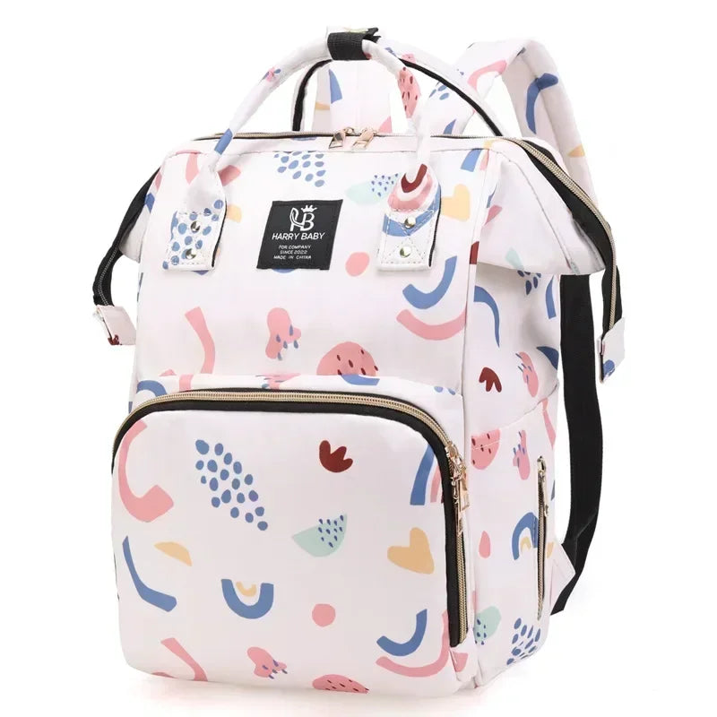 Fashion Print Nappy Backpack Bag