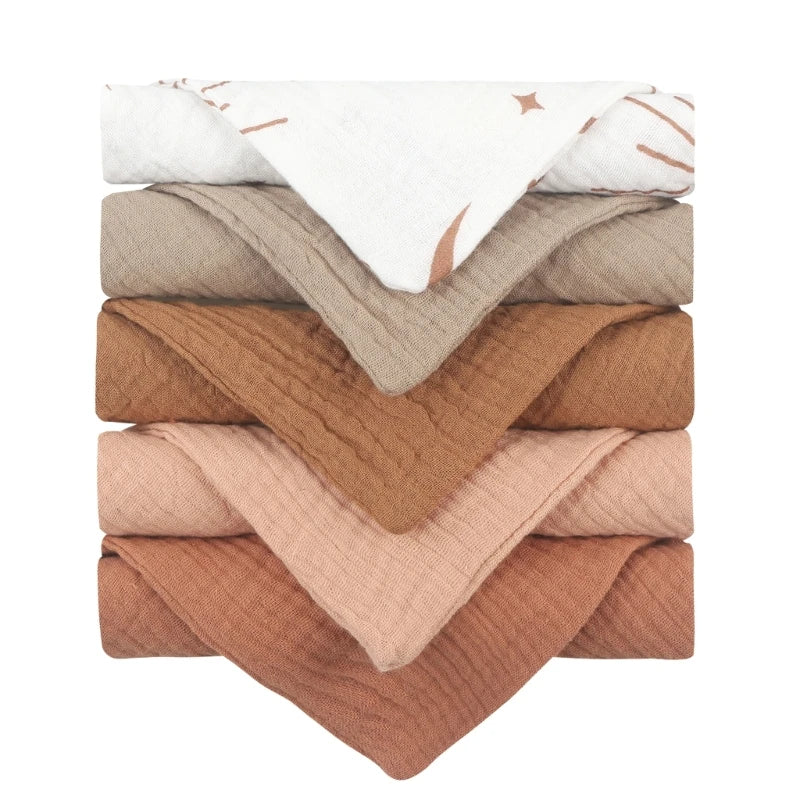 5PCS Soft Absorbent Baby Towels
