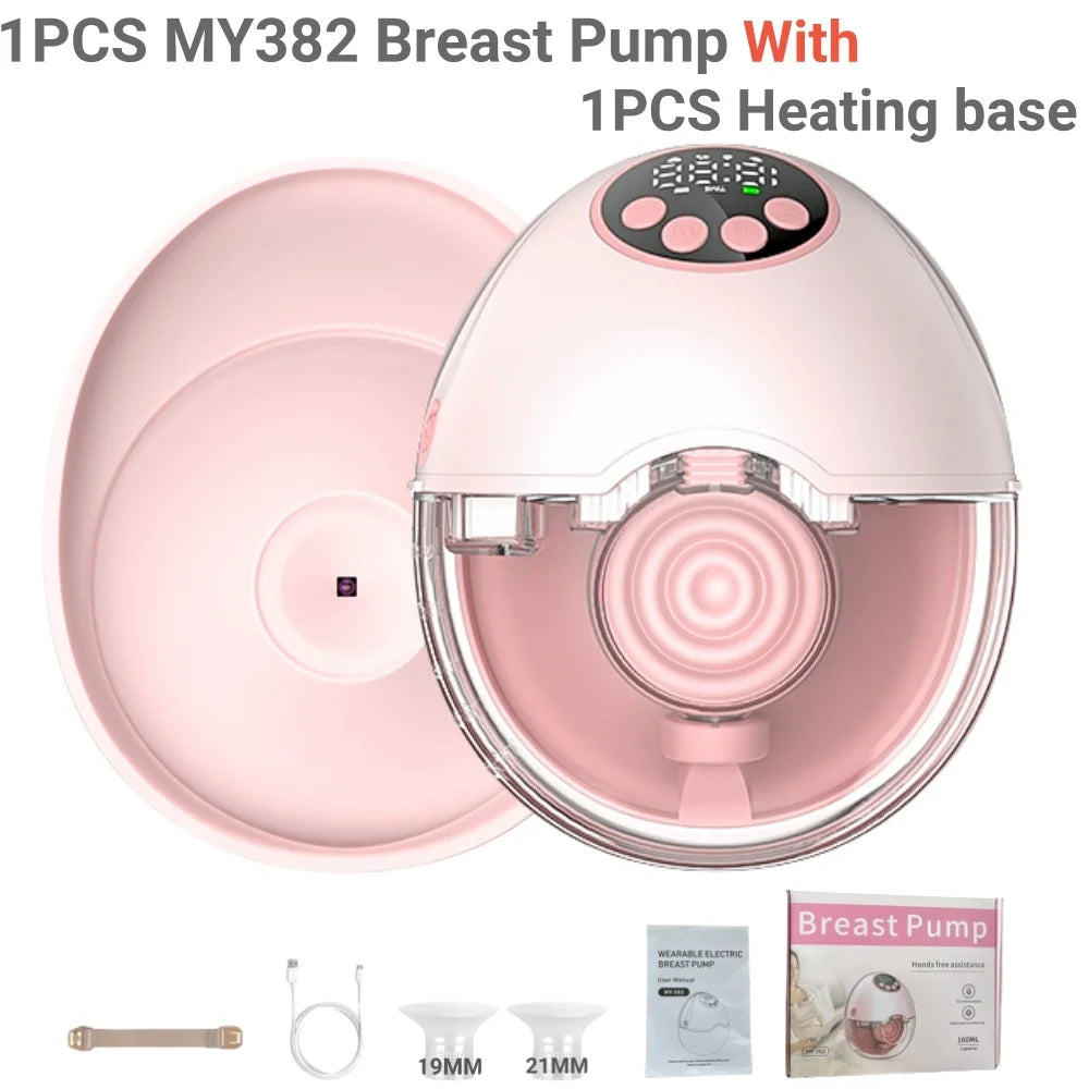 Hands-Free Wearable Breast Pump – Heating & UV Sterilizer