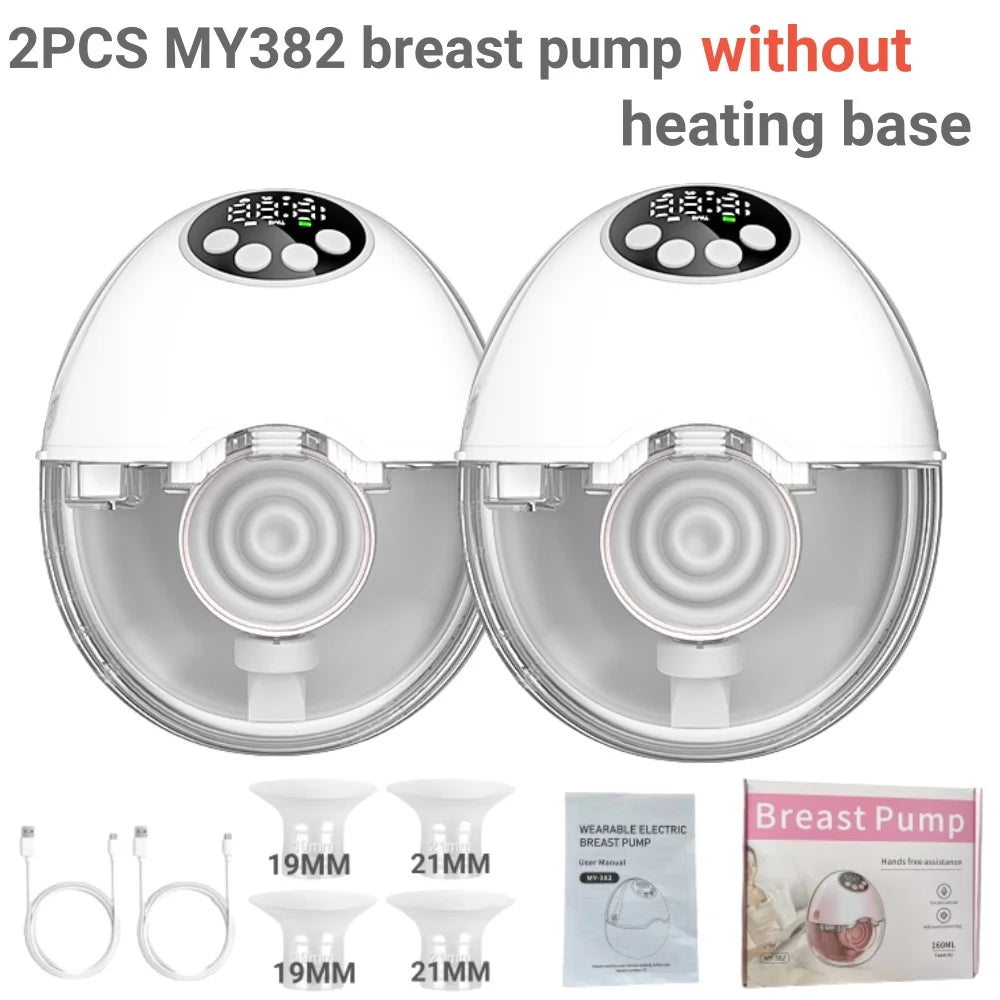 Hands-Free Wearable Breast Pump – Heating & UV Sterilizer