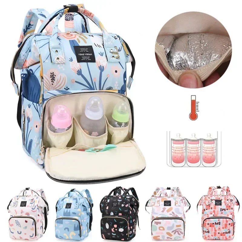 Fashion Print Nappy Backpack Bag