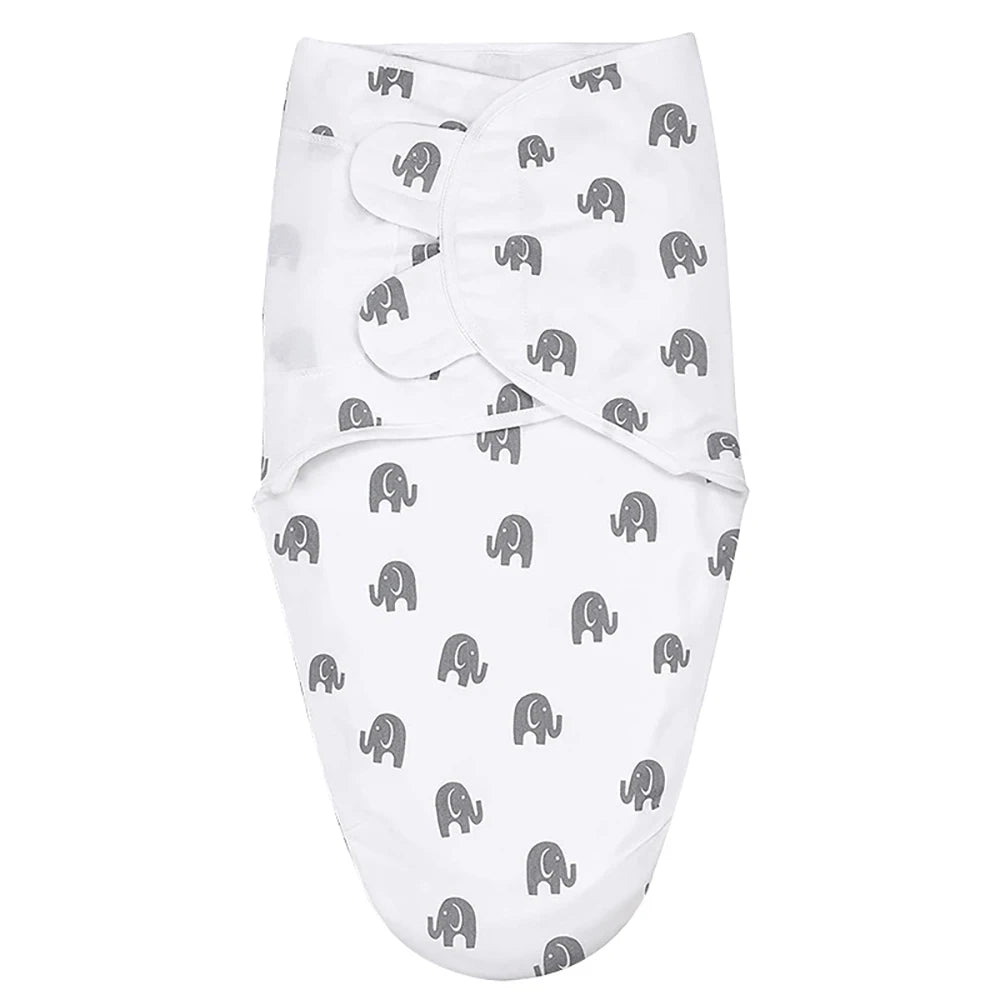0-3M Newborn Baby Swaddle Wrap 100% Cotton