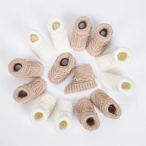 1 Pair New Crochet Knitted Baby Short Socks