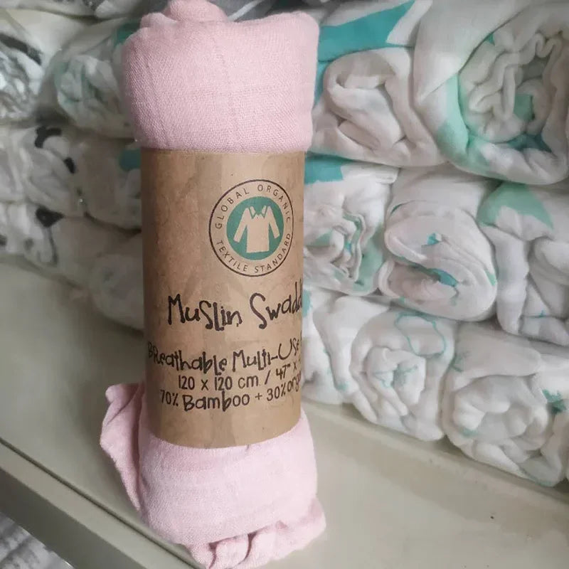 Baby Swaddle Bamboo Cotton Blanket