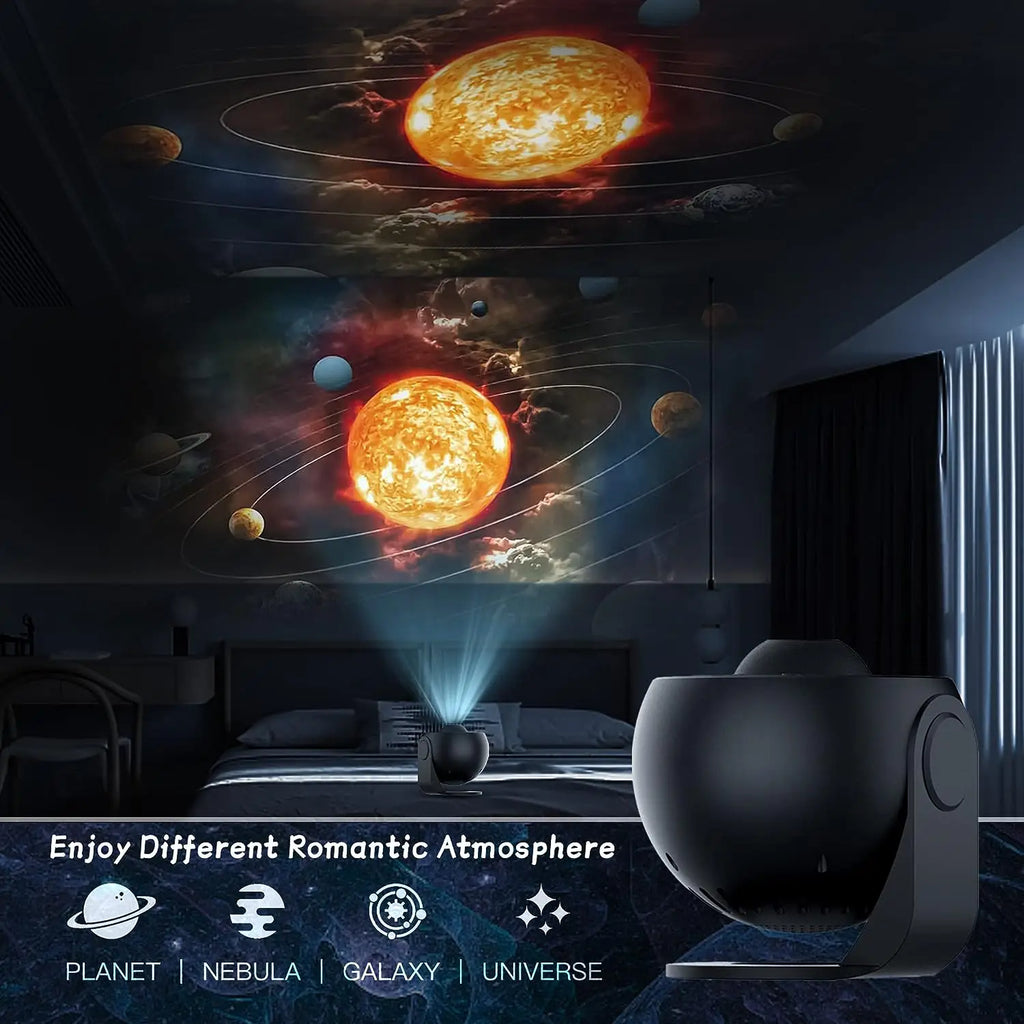 13 In 1 Galaxy Ultra Star Projector HD Image Area LED Night Light