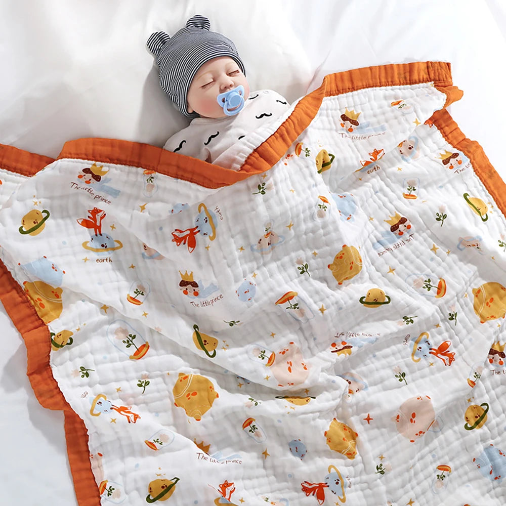 Baby Blankets 6 Layers 100% Cotton