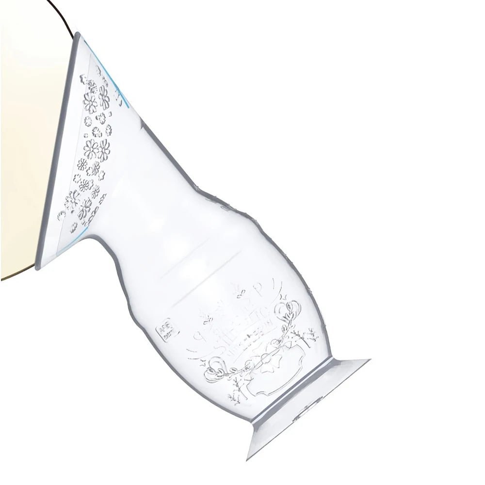 Manual Breast Pump with Scale&Diversion Trench, Soft Silicone Breastfeeding Pump