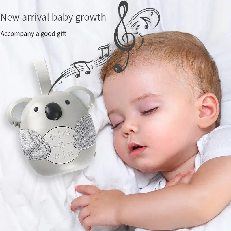 Portable White Noise Machine Baby Soother with 5 Light Music