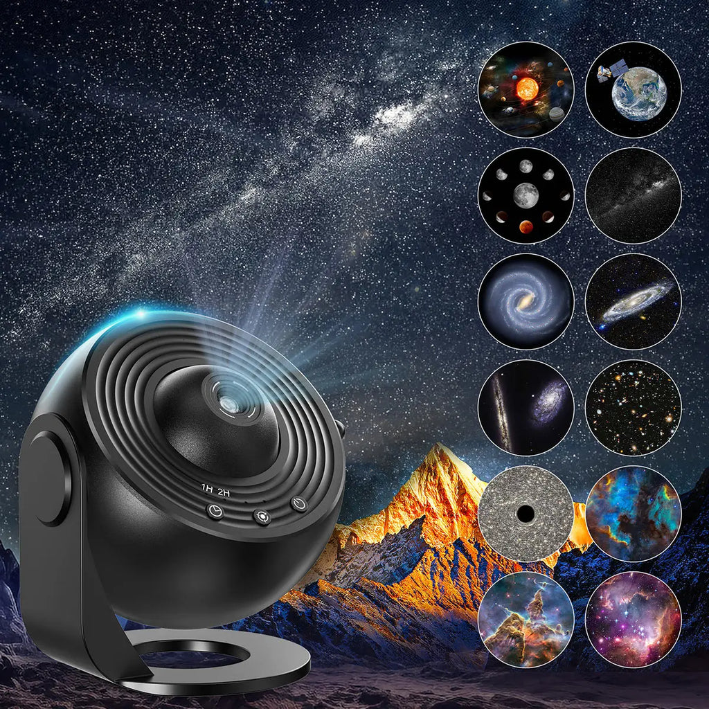 13 In 1 Galaxy Ultra Star Projector HD Image Area LED Night Light