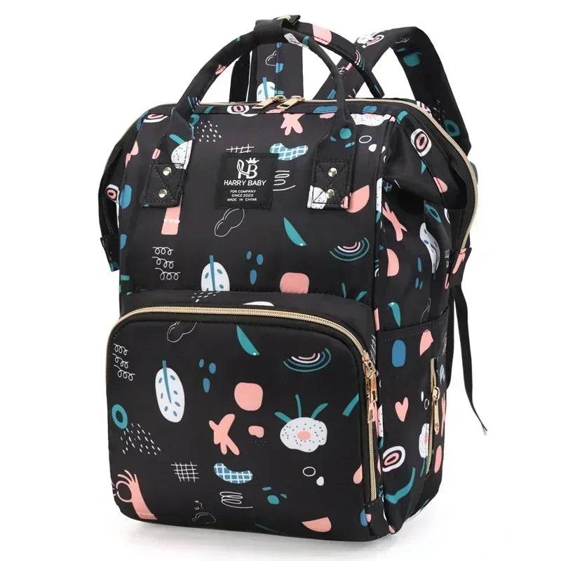 Fashion Print Nappy Backpack Bag