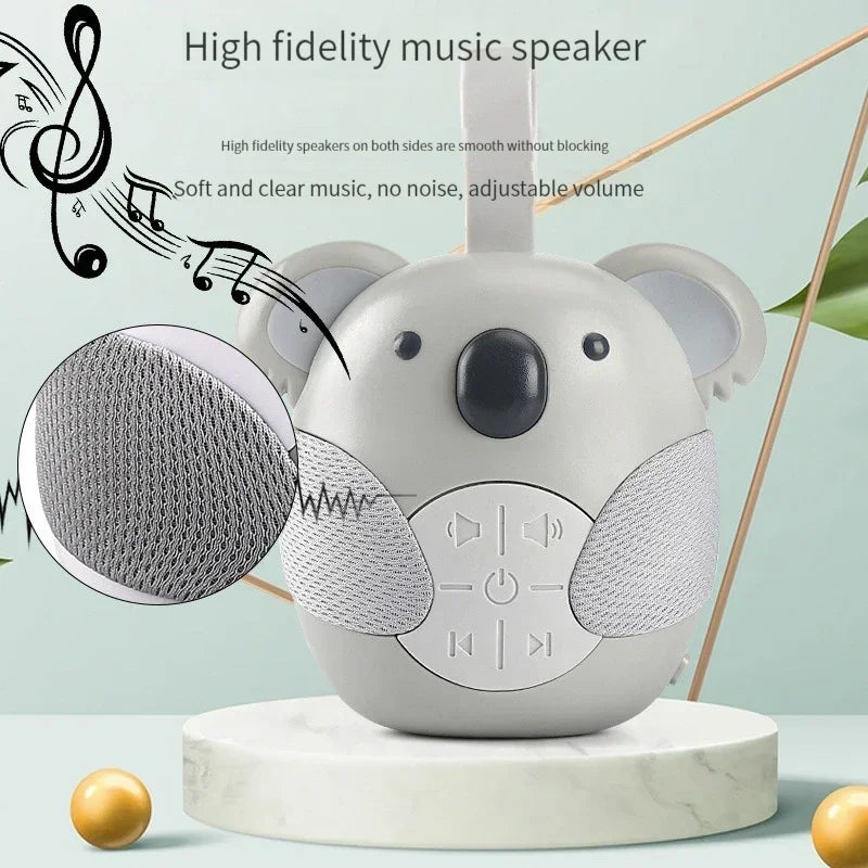 Portable White Noise Machine Baby Soother with 5 Light Music