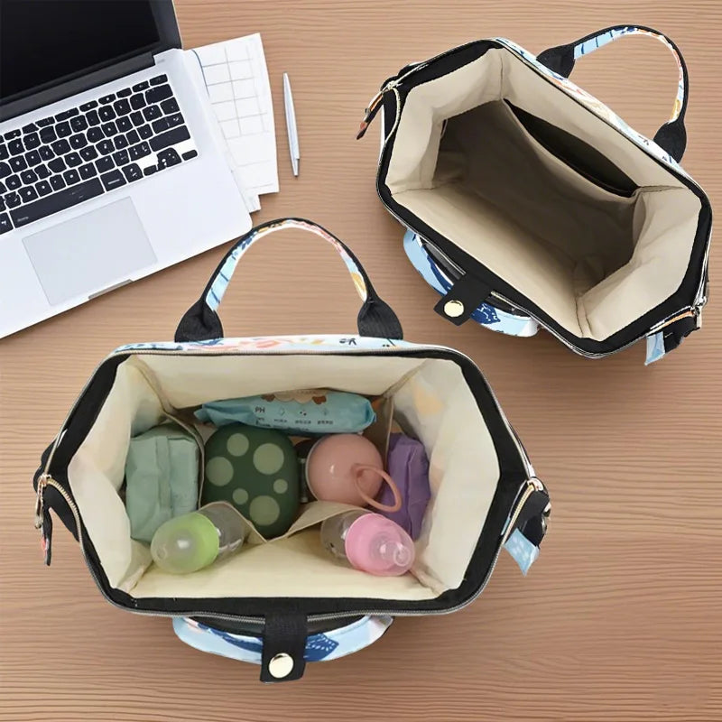 Fashion Print Nappy Backpack Bag