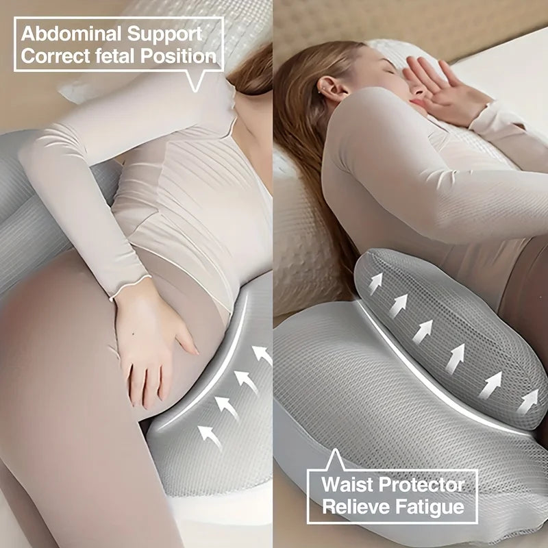 U Shaped Maternity Pillow - Full Body Support for Pregnant Women