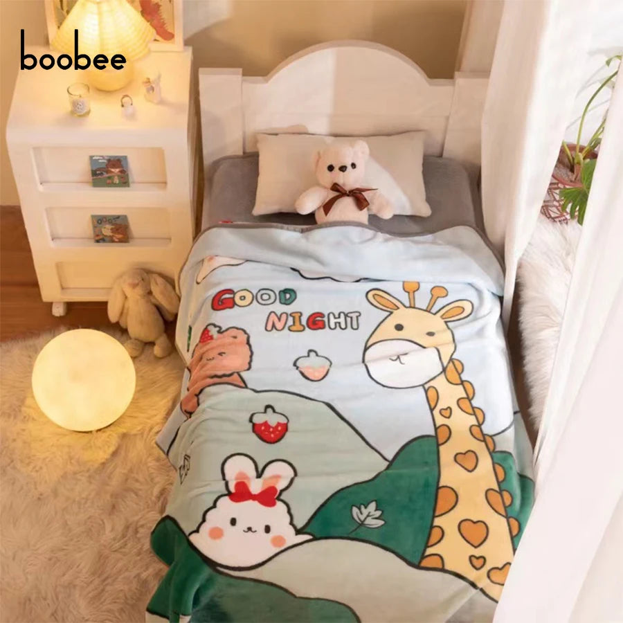 1Pc Super Soft Plush Baby Blanket